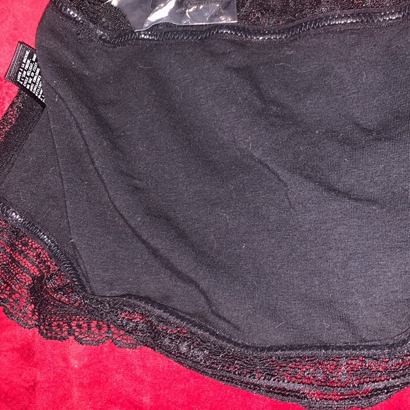 Nordstrom Rack Black Lace Bandeau Bra w/ Optional Adjustable Straps Size Small - Picture 5 of 7